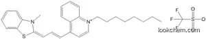 Molecular Structure of 218300-22-2 (Quinolinium, 4-[3-(3-methyl-2(3H)-benzothiazolylidene)-1-propen-1-yl]-1-octyl-, 1,1,1-trifluoromethanesulfonate)